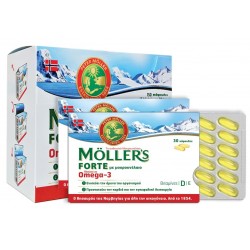 Moller's Forte Omega-3 Συμπλήρωμα διατροφής (150τεμ)