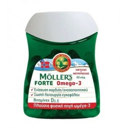 Moller's Forte Omega-3 Συμπλήρωμα διατροφής (60τεμ)