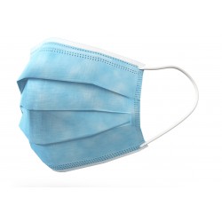 Μάσκα Χειρουργική Παιδική -Γαλάζιο Χρώμα - (Κουτί 50 τεμ)
