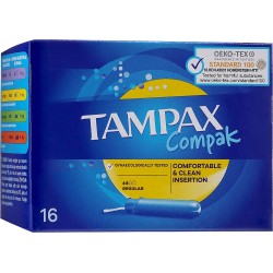Tampax Compak Regular (16 τεμ)