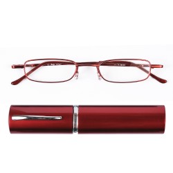 Γυαλιά Διαβάσματος Optic Plus B002 Κόκκινο (1,00 Βαθμού)