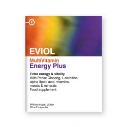 Eviol Συμπλήρωμα Διατροφής Multivitamin Energy Plus (30 caps)