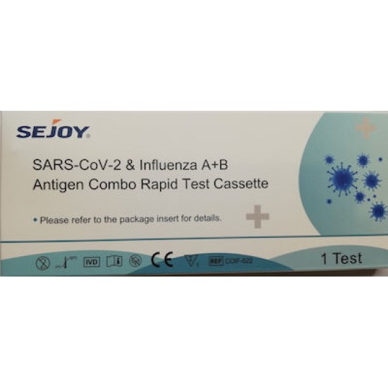 Rapid Test Covid-19 & Γρίπης (Διπλό) (1 τεμ)